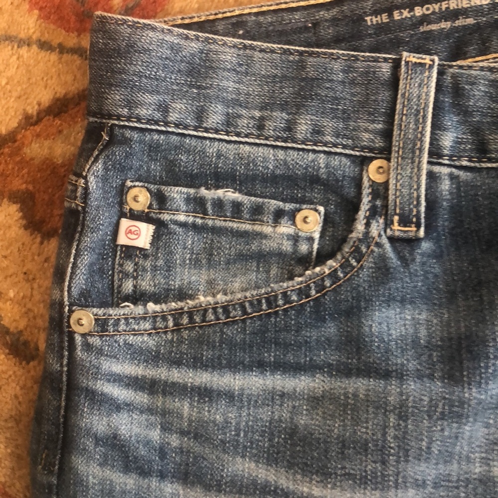 AG ankle jean 27r folded hem - Picture 2 of 6